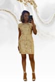 This dress was absolutely perfect. The fit was true to size, the material is quite smooth on the inside and non-itchy, it also does not raise consistently. The design is quite unique and brought about many compliments. Photos attached :) - 10/10 recommended - Jurnee S.