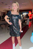 My 11yo daughter wore this dress to a school dance. It was so cute! Perfect length! - Charity W.