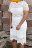 This is so far the best dress I chose, it fits so perfect and comfortable. I so badly wanted a white lace dress after a lots of research got my hands on the right one. - Rishika T.