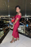Dress fit like a glove, just stretchy enough. I received so many compliments on the dress and color. I have the dress in navy too and look forward to wearing at my next formal occasion. - Jasmine