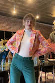 I love the colors and pattern of the blazer. It is so easy to part it with any colors and outfits! - Sara M.