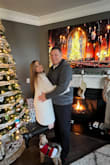 This was a beautiful sweater dress. It was so soft vert comfy multi color ivory. I wore it for Xmas with my high black boots got tons of compliments on it. I really don't know what else to say it was just so pretty and was very comfy all day. - Therese R.