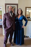 Wore it to my son's Harry Potter themed wedding. It was very comfortable. I got lots of compliments. I was worried about the arms being too tight, but the fabric has just enough stretch that it felt fine. Very happy. - Patricia F.
