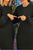 The color, shape, and texture of the material are so flattering on a 65-year-old body shape. Exactly what I looking for. I ordered 2 sizes and gave medium to my daughter. She loves hers too, we live in different towns so no worries about having the same dress. - Shirley S.