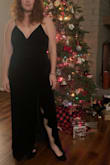 The color is more black than green but was beautiful and comfortable! Felt sexy but not overexposed. Wish the straps had a stronger adjustment setting unfortunately would sag times. I ordered an XL when I typically wear L, I made the correct choice - Susan M.