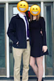 I got it for my boyfriend's winter graduation and I couldn't be happier! Fit as expected. I'm tall so long sleeve dresses usually fit me awkwardly but this one was perfect. The material is thick, so perfect for a winter wedding if you have one coming up. Will definitely wear it to work events in the future. - Katrina H.