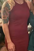 The quality of this dress is amazing and it's so comfortable. I'm an athletic built with some wide shoulders so these high-neck dresses work best for me. Definitely recommend - Khyla S.