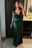 I wore this dress to a wedding in Puerto Rico, it was exactly what I was looking for. Great material but very delicate (You have to handle it with care) it fits perfectly. I love it. - Lisbeth M.