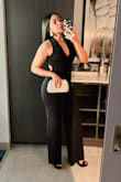 I loved the jumpsuit how it was the perfect length and everything, the only issue was that it is a little loose around the breasts, I wear 32B bra and I had to get it fixed because it was too big around that area and would hang in the underarm. Other than that I really like it. - Lisbeth M.