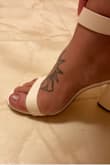 If you have slightly wider feet or any kind of a bunion your inner foot is going to stick out of the shoe, and the pinky toe will be smushed out of existence. Very cute, but without a wider area for the ball of your foot, it would be very uncomfortable. - Morgan
