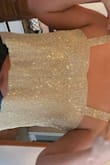 Wow. I think this is my favorite thing I've gotten from Lulus and I shop here often lol. The pictures don't do the quality justice. The sparkle is gorgeous and it looks so high end! Can't believe I got it for this price. Looks good with a nude sticky bra. I'm obsessed! - Marina N.