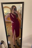 Loved this dress! Fits perfectly and in all the right places. It has enough stretch for some give but doesn't stretch out or get looser the longer you wear it. It got dirty the first time I wore it so I washed it on delicate and it washed perfectly. The quality and feel are really great. - Falon B.