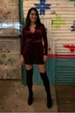 I love these knee hight boots! They looked great with the romper i also bought from Lulu's and will look good with shorts or short dresses. They were just a bit tight and uncomfy the first time i wore them so id wear really thin socks or pantyhose. But i got so many compliments on them! - Nita C.