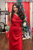 Got this on sale for $6.50 and I absolutely loved the dress! It fit perfectly and just looked gorgeous. The straps are adjustable so it really hits adjust the dress to fit your look - Jasmin M.