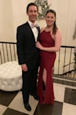 I was looking for a dress to wear to a black tie holiday party but didn't have the time (or patience/budget) to want to get a dress that needed alterations. I am a street size 4/6 in most brands, and this fits perfectly. I am 5'4 and wore ~3.5 inch heels and that was perfect for height. It wasn't super flattering on me, but it did the job. - Renee L.