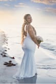 This dress made me feel so special, secondary to my now-husband. Beautiful dress. Would buy again. Drags a bit due to my height, but heels and/or getting it tailored would solve that. - Ashley M.