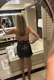 I wore this for NYE, it was perfect! Body skimming but not tight. The sequins definitely turned a lot of heads. Great dress and a great price! - Julie B.