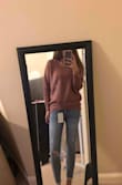 This sweater is the best thing ever!! Soft, comfortable, flattering, beautiful color, and I love the fit! I wear a Medium in most shirts but I size down if it's oversized and the Small couldn't have fit better! So in love!! If you're on the fence, buy this! - Catherine D.