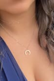Cute necklace! Only downside is that the chains get twisted together, but that's normal on any layered necklace. - Vania A.