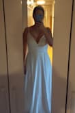 I'm ususally between 6 and 8, so ordered an 8 just to be safe. Really comfortable and soft material, love the look too! And it has pockets!!
The skirt is really long for me, so I'll have to have it hemmed.
Arrived really quickly to Hungary, Europe. - Zsuzsanna V.