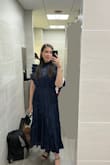 I wore this dress to my holiday party and got so many compliments. It's so comfy and the quality is amazing. I only sized up because the medium was a snug around my hips. - Eileen R.