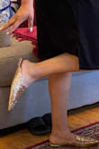 I ordered a pair of the Joelle Rose Gold Glitter Loafer Slides size 8 for my girlfriend for Christmas. They fit her perfectly along with the smile on her face! The video on your website and the accurate descriptions from both Lulus and other shoppers helped me out tremendously. I will definitely use Lulus going forward for ordering shoes for her. Great experience, easy to navigate your website with easy options to pay. Thanks! - Kind Regards M. Rucker - Marlon R.