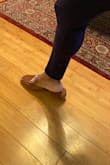I bought my mother a great pair of Ranae Brown Crocodile-Embossed Slide-On Loafers (Brown). My mom loves loafer and mule-style shoes which caught my attention online. She wears a size, but I ordered a size 7.5 because I was afraid they would be too small at size 7. The size 7.5 for her perfectly. The leather and crocodile material she especially loves and left my mom with a smile on her face for Christmas! Thanks - M.Rucker - Marlon R.