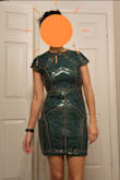 I loved this dress. It was super sparkly and fit really nicely. I wasn't sure if it would be overly tight around the waist but it had a very flattering. Got tons of compliments on this. - Roopa S.