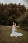 This dress was the perfect fit for me! Me and my husband planned our wedding in less than two months which left me no time to go to a bridal store and pick out a dress. Which brought me to here and have me the most perfect dress for my backyard wedding. 10/10 recommend!! - Lakin M.