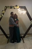 I got this dress to wear for my daughter's wedding. I was worried about the color green (on myself) I never wear green. I looked great and got nothing but compliments about how pretty the dress and myself were! It was long on me and I could have gone with a medium but all in all, it fit well and looked great! - Rachel H.