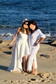 I loved it. Perfect dress if you are pregnant, lots of room for your belly :) and it doesn't show. Very comfortable and chic at the same time! And it has pockets! Just make sure you iron it very well before using it and get rid of all the folds, it takes shape on its own. - Haydee M.
