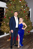 This dress is perfect. I received so many compliments. I am 5ft and purchased an xs. I usually have to alter long dresses but with heels, it was great. - Holly W.
