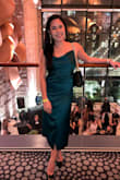 I ordered this dress for a New Year's Eve party and I absolutely love it! Beautiful emerald satin color. Very comfortable and fits perfectly, though a bit longer on me but I didn't mind at all. Got so many compliments! - Sofia K.