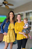 I got this for my BFF's daughter's first birthday and love it!! I wore it with a denim jacket and white ankle cowgirl boots also from Lulus. It zips in the back and is comfortable, fun, and flirty. I love it and I usually hate anything yellow. - Kelly A.