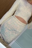 I absolutely LOVE this dress! I wore it on New Year's and got TONS of compliments! It fits perfectly, and it's so beautiful and sparkly! It was also comfortable to wear! I highly recommend it! - Jamie W.