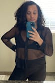 This top is so sleek! It can be worn with just a black bra underneath for a sexier feel or with a black cami for an edgy look. Wore it for NYE party and felt amazing. It's soft too! Such a great and versatile top. - Elizabeth C.