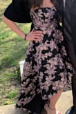 Loved it. Runs true to size. Should have gotten an extra small since I'm tiny but they were sold out at the time. Got a small one and had it altered. Received tons of compliments at the wedding. Will wear again! - Lauren S.