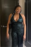 I purchased the green sequin jumpsuit and absolutely loved it! I was a little shy at first about it, due to low cleavage,  but baybeee I rocked it! I wore it for New Year's Eve and had a blast with my girls. I received sooooo many compliments that made a sista blush. If you are unsure about the jumpsuit, don't be, BUY IT! - Danielle L.