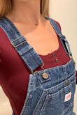 This cute, red number treated me well on Christmas. Very comfortable and lightweight. Three people complimented it on me and I directed them to LuLus! The snaps were comfortable enough and I didn't feel the need to change! Wahoo! Plus& overall& it looked great with my over. alls. Niicceeee. - Shay B.