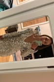 I felt like a disco ball! In a good way. It was a little tight in the hips and loose in the bust, but thats mainly because of how Im built. I was a little disappointed that some of the sequins came off. - Samantha T.