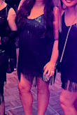 I bought this dress for a Roaring Twenties New Year's Eve event. It was perfect! It's very flattering and comfortable. The only reason why I gave it 4 stars instead of 5 is because the fringe falls off so you end up leaving crumbs behind wherever you go but it's not a substantial amount of fringe every time or anything where it detracts from the dress, it's just a strand here and there so more annoying. The green color is nice and the sequins underneath add a lot to it that separates it from similar flapper dresses. Overall, I would recommend. - Danielle F.