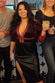 Love this body suit SO MUCH! I have both the red velvet one and the black non velvet one. I got so many compliments with this when I wore it last night for my birthday celebration. I paired it with a vegan leather skirt that I also got from Lulu's! Highly recommend both!! I would buy it if they continue to make it in more colors. Very comfortable, flattering, great fabric quality, and style!! - Canhnha L.