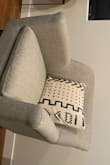 Bought this pillow on sale and was surprised with the beautiful quality. I thought it was just a cover but the pillow insert was included. It now has a permanent spot in my living room! - Gricel S.