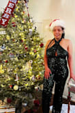 Beautiful jump suit I wore it for Christmas dinner held at my house. - Cierra D.