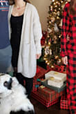 Great for winter in Texas. Very warm and looks nice with dresses and jeans. Very pretty color=
 runs a little large, but works for me - Aleksandra K.