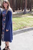 I love the colors. It runs wide I don't mind but I would recommend wearing a belt to define the waist. But I wear it will all different colors of boots and shoes. My only complaint is it's a stiff, not soft material. - Nicole W.