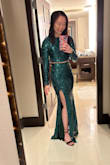 I wore this to a Hollywood-inspired holiday party. The dress fit so nicely. It was got lots of compliments with this dress! I was able to easily move around and dance the whole night. - Joanne T.