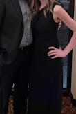 This dress was a good fit for a winter wedding! It fit nicely, ran a little small since I can be an xs but the small fit well. The fabric wasn't quite as nice as it appeared in the pictures online, but it was still nice. Overall, good classics dress. - Michelle L.