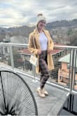 Love the soft material, color, and feel of this coat. It is super comfortable and kept me warm! - Gabbi J.