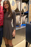 Love this dress! You can easily dress it up or down with your shoes and accessories. It fits pretty well and is very comfortable. If youre a little larger in chest area, be careful. I couldnt wear certain push up bras with this dress, because the seam where the dress starts to flow outward was up around my bra instead of below it. - Meagan W.